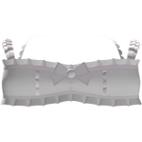 ♡ : cutesy pink laced top with ruffles and bow