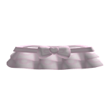 ♡ : cutesy pink ruffle bow skirt