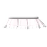 ୨୧ cutesy pink ruffled heart skirt