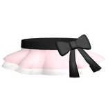 Cutesy Pink Ruffled Skirt W Bow ♥