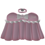 ♡ cutesy puppy pink babydoll dress
