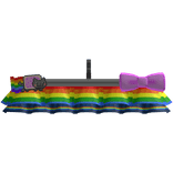 cutesy rainbow nyan cat skirt