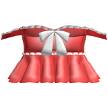 ♡ : cutesy red and white flowy dress