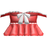 ♡ : cutesy red and white flowy dress 