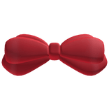 cutesy red bow