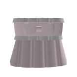 Cutesy ruffled princess doll dress in pink & white