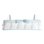 ♡ cutesy ruffled short top in blue