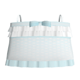 ♡ cutesy ruffled top in blue