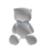 🎀 Cutesy Snooze Cat with Blue Bow