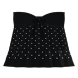 ♡ cutesy soft black and black bow dress