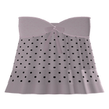 ♡ cutesy soft pink and black bow dress