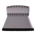 ♡ cutesy soft pink and black ruffles dress