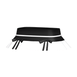 ♡ : cutesy soft simple white black skirt