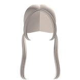 cutesy straight pick me dh pigtails pastel blonde