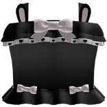 ꒰♡꒱ cutesy summer bunny swimsuit in black