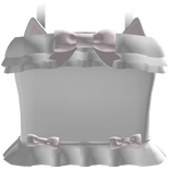 ꒰♡꒱ cutesy summer kitty cat swimsuit in white