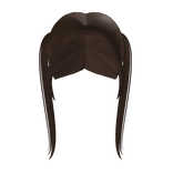 Cutesy Wavy Pigtails in Brown