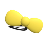 Cutesy Yellow Bow Hairclip