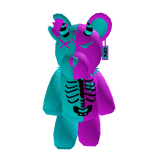 Cyan & Pink Skeleton Bear