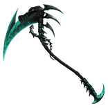 Cyan Bone Scythe