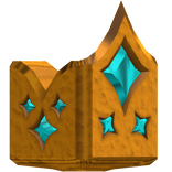 Cyan Gold Star Gauntlet L [R6]