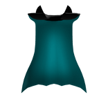 Cyan Halloween Vampire Cape