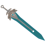 Cyan Heavy Sword