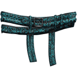Cyan Leopard Vkei Emo Double Belt 6.