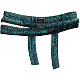 Cyan Leopard Vkei Emo Double Belt 6.