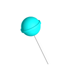 Cyan Lollipop