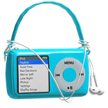 Cyan MP3 Shoulder Bag