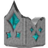 Cyan Silver Star Gauntlet R [R6]