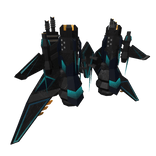 Cyber Futuristic Jetpack Wings (Metallic Neon)
