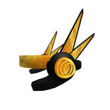 Cyber headphones | Visor Gold & Black