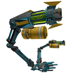 Cyber Neon Mechanical Acid Canon (back)