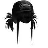 Cyber Punk Rock Buns w/ Cap (Black)