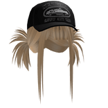 Cyber Punk Rock Buns w/ Cap (Blonde)