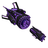 Cyber Shoulder Blasters (Purple) Blocky
