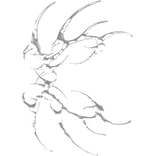 Cyber sigil Left Arm (White)