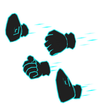 Cyber Sonic Energy Fist Barrage