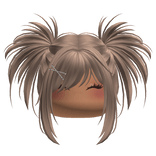 Cyber Y2K Pigtails w/ Makeup (Milktea)