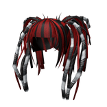 Cybergoth Pigtails (Red Cyberloxs)