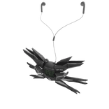 Cyberpunk Black Wing Music Player