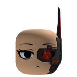 Cyberpunk Cyborg Half Face Mask Girl