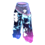 Cyberpunk Emissive Glitch Jeans