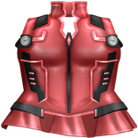 ♡ cyberpunk emissive lucy red dress