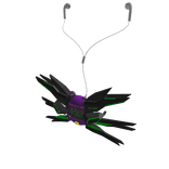 Cyberpunk Green Wing Music Player