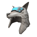 Cyberpunk Wolf Hat