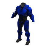 Cyborg Enforcement Mech - Blue