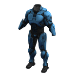 Cyborg Enforcement Mech - Blue